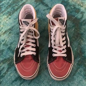 Vans SK8-HI multi-color block sneakers